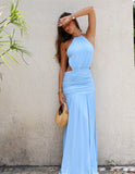 Imara Maxi Dress - Sky Blue