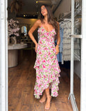 Wild Rose Midi Dress - Floral