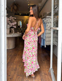 Wild Rose Midi Dress - Floral