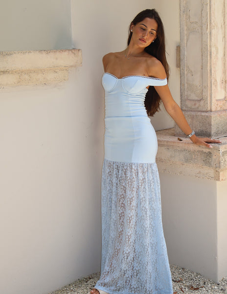Shayla Maxi Dress - Blue