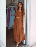 Paloma Skirt Set - Espresso