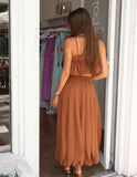 Paloma Skirt Set - Espresso