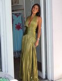 Alessia Maxi Dress - Olive