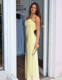 Elena Maxi Dress - Lemon