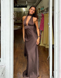 Camille Maxi Dress - Brown
