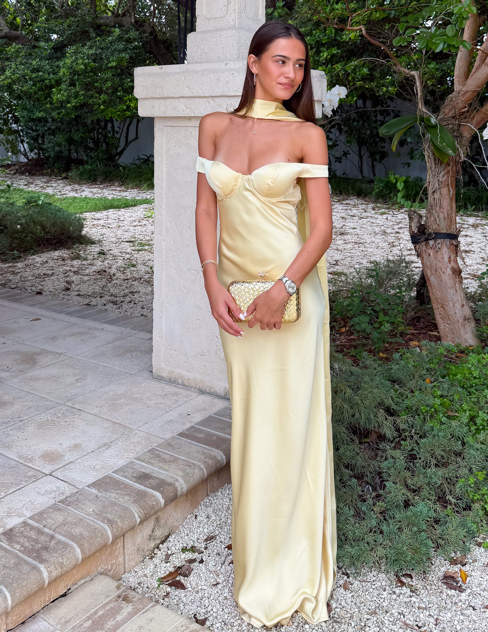Stella Maxi Dress - Lemon L Stella Maxi Dress - Lemon L
