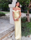 Stella Maxi Dress - Lemon