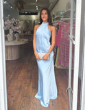 Elise Maxi Dress - Sky Blue