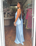 Elise Maxi Dress - Sky Blue