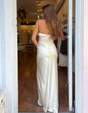 Valentina Maxi Dress - Pearl