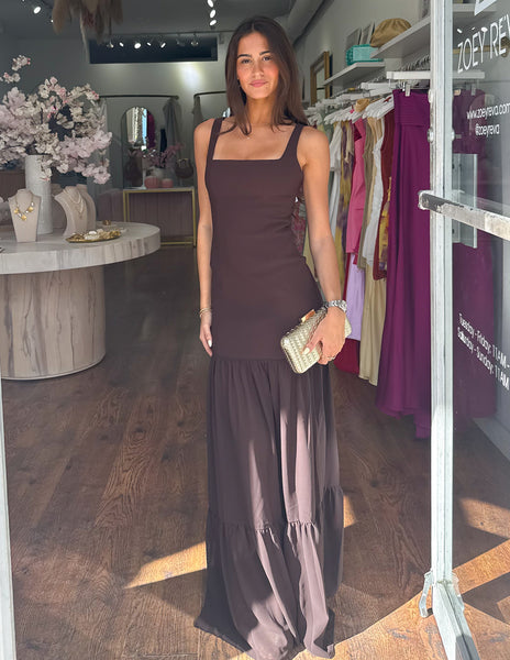 Maeve Gown - Cocoa