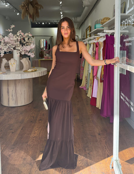 Maeve Gown - Cocoa
