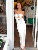 Cabana Nights Maxi Dress - White