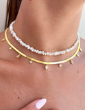 Disq Pearl Choker