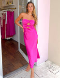 Cabana Nights Maxi Dress - Pink