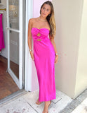 Cabana Nights Maxi Dress - Pink