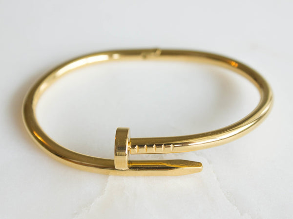 Double Bolt Bracelet Gold